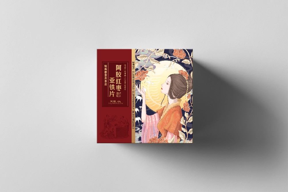 阿胶红枣亚铁片